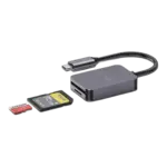 Porodo ۲in۱ USB-C Card Reader SD/MicroSD رم ریدر USB-C — نمای اصلی محصول