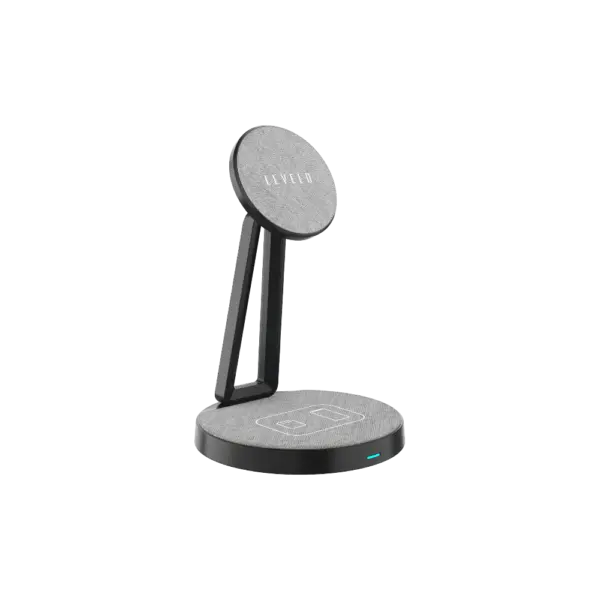 شارژر بی‌سیم پارچه‌ای Levelo DualFlow ۲-in-۱ — نمای اصلی محصول