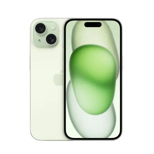 گوشی موبایل دست دوم iPhone 15 رنگ سبز حافظه 128GB تک سیم بدون ریجستری