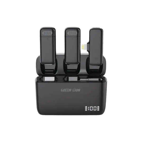 میکروفون حرفه‌ای سبز لاین سبز Lion Duo Cast Wireless Mic — نمای اصلی محصول