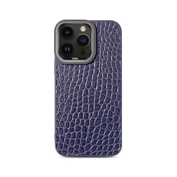 کاور کجسا اورجینال ۱۳ پرومکس رنگ بنفش مدل Leather Rock Pattern