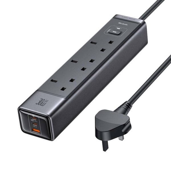 پاورداک و چندراهی مکدودو Mcdodo PowerDock ۶-in-۱ ۳۰W GaN Power Strip — نمای اصلی محصول