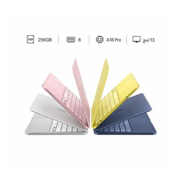 مک‌بوک نئو ۱۳ اینچ ۲۵۶ گیگابایت با رم ۸ پردازنده A18 Pro — نمای اصلی محصول