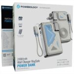 پاوربانک پریزدار پاورولوژی ۲۰۰۰۰ میلی‌آمپر مدل MagSafe Powerology ۲۰۰۰۰mAh Wall Charger Power Bank - تصویر 3