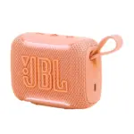 اسپیکر بلوتوثی JBL Go 5 رنگ نارنجی — نمای سه‌رخ با لوگوی JBL