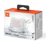 جعبه اصلی اسپیکر بلوتوثی JBL Go 5 رنگ سفید با نشان IP68