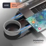 کابل شارژ پرودو Porodo 60W Type-C to Type-C Magnetic Cable - تصویر 4